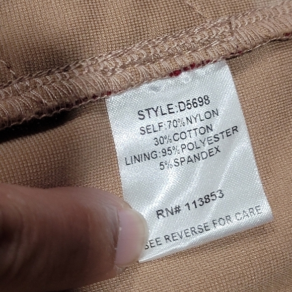 NWT Large Red Lace Ruffle Hem and Sleeves Party Midi Dress - Picture 7 of 7